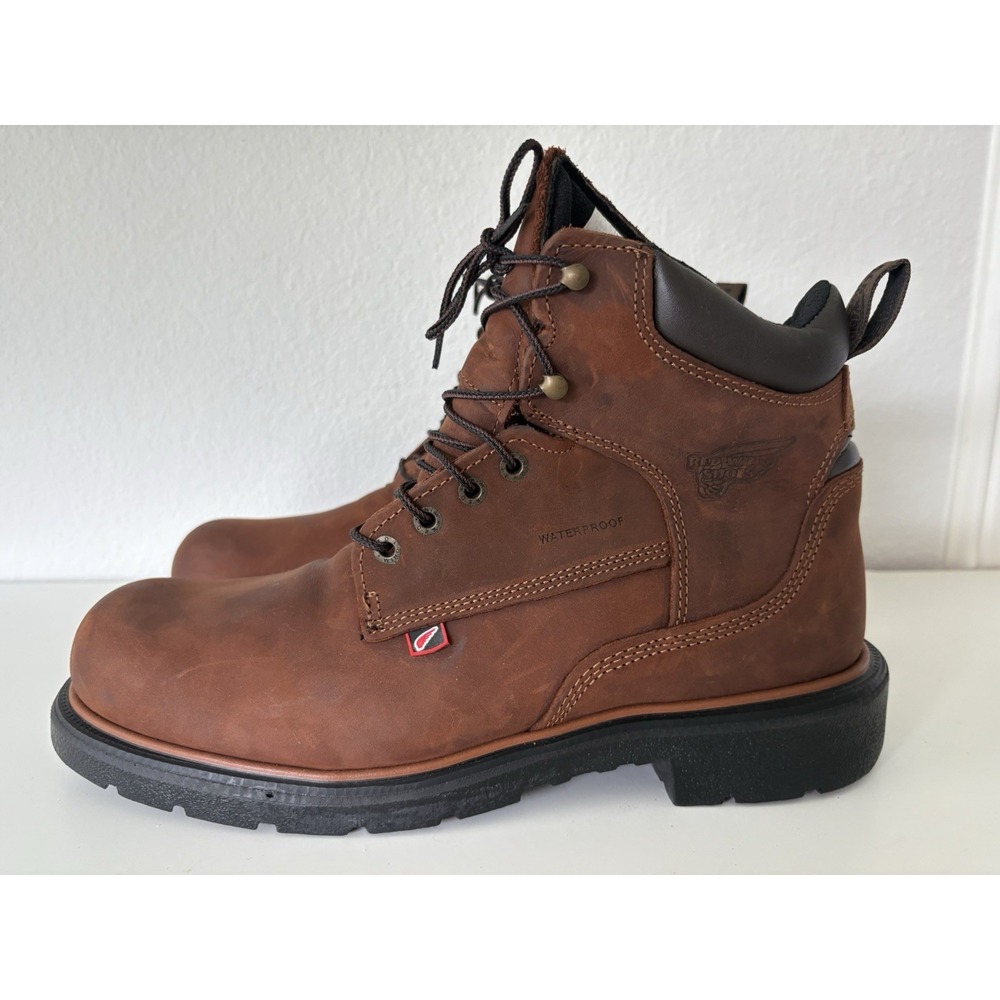 RED WING Oil Resistant Steel Toe Waterproof Leather Boots Oil Resistant USA - Picture 7 of 13
